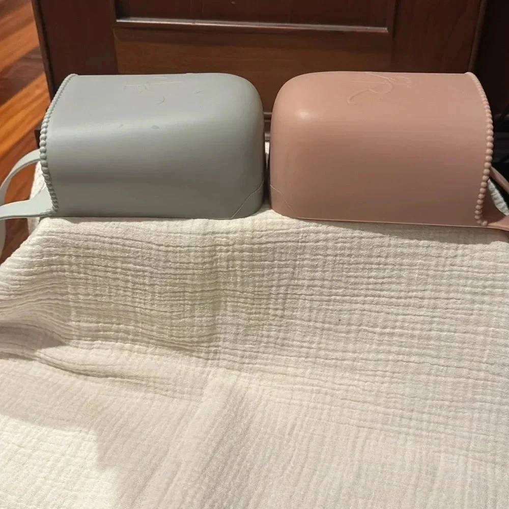 Ryan & Rose Cutie Holder (2) Blush and Slate
